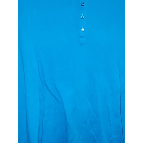 A Studio Works Women's Plus Sized Polo Shirt Blue Casual Activewear 2X - Picture 4 of 10